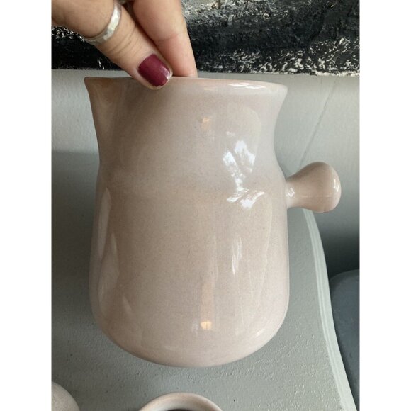 VTG Italian Modern Pottery Beverage Set Chocolate Dessert Coffee Mugs Pi… - Picture 4 of 14